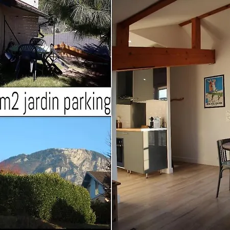 Aix Les Bains 2p Standing 40m2 Avec Jardin, Parking, Proche Thermes * אקס-לה-באינס