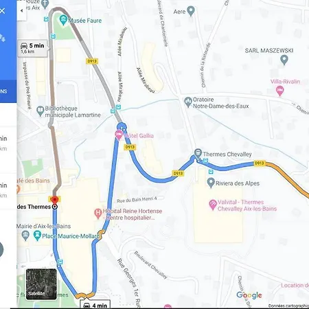 Aix Les Bains 2p Standing 40m2 Avec Jardin, Parking, Proche Thermes